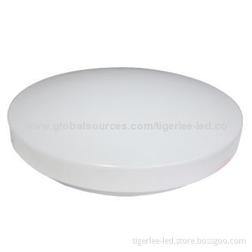 Surface mounted LED ceiling light with battery backup, 18W, AC200-240V, SAA approvals, oyster